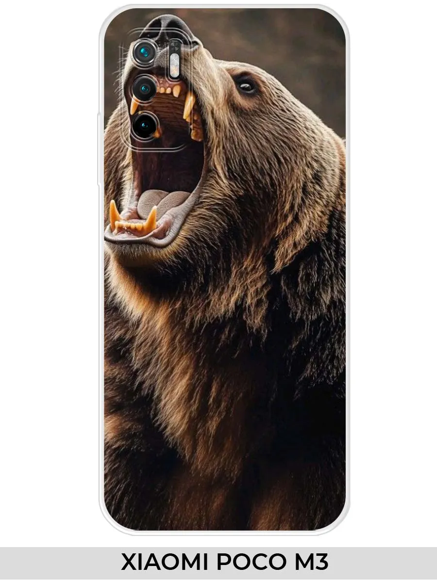 Xiaomi / Чехол на Poco M3 Redmi 9T Redmi Note 9 4G Медведь