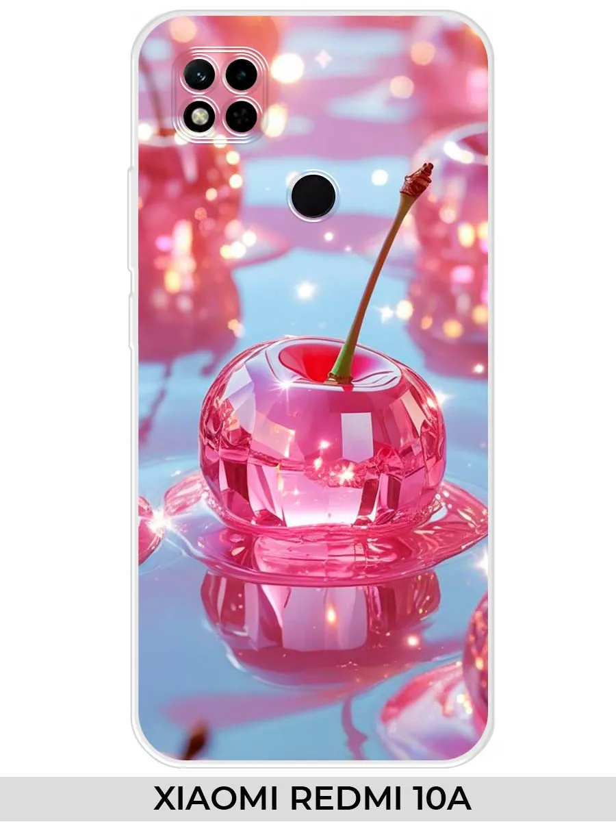 Xiaomi / Чехол на Redmi 10A (для Редми 10А) вишня