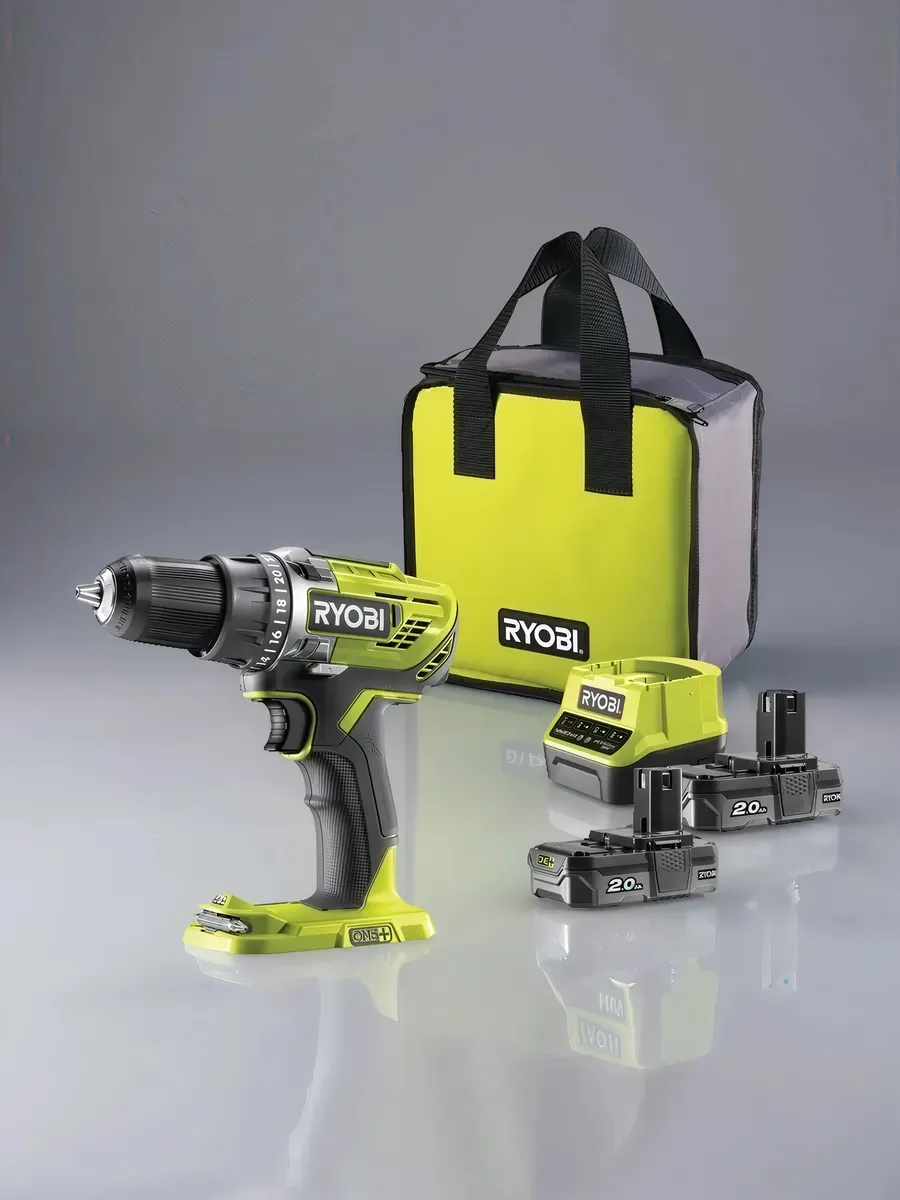 Ryobi / Дрель шуруповерт аккумуляторный для дома мощный