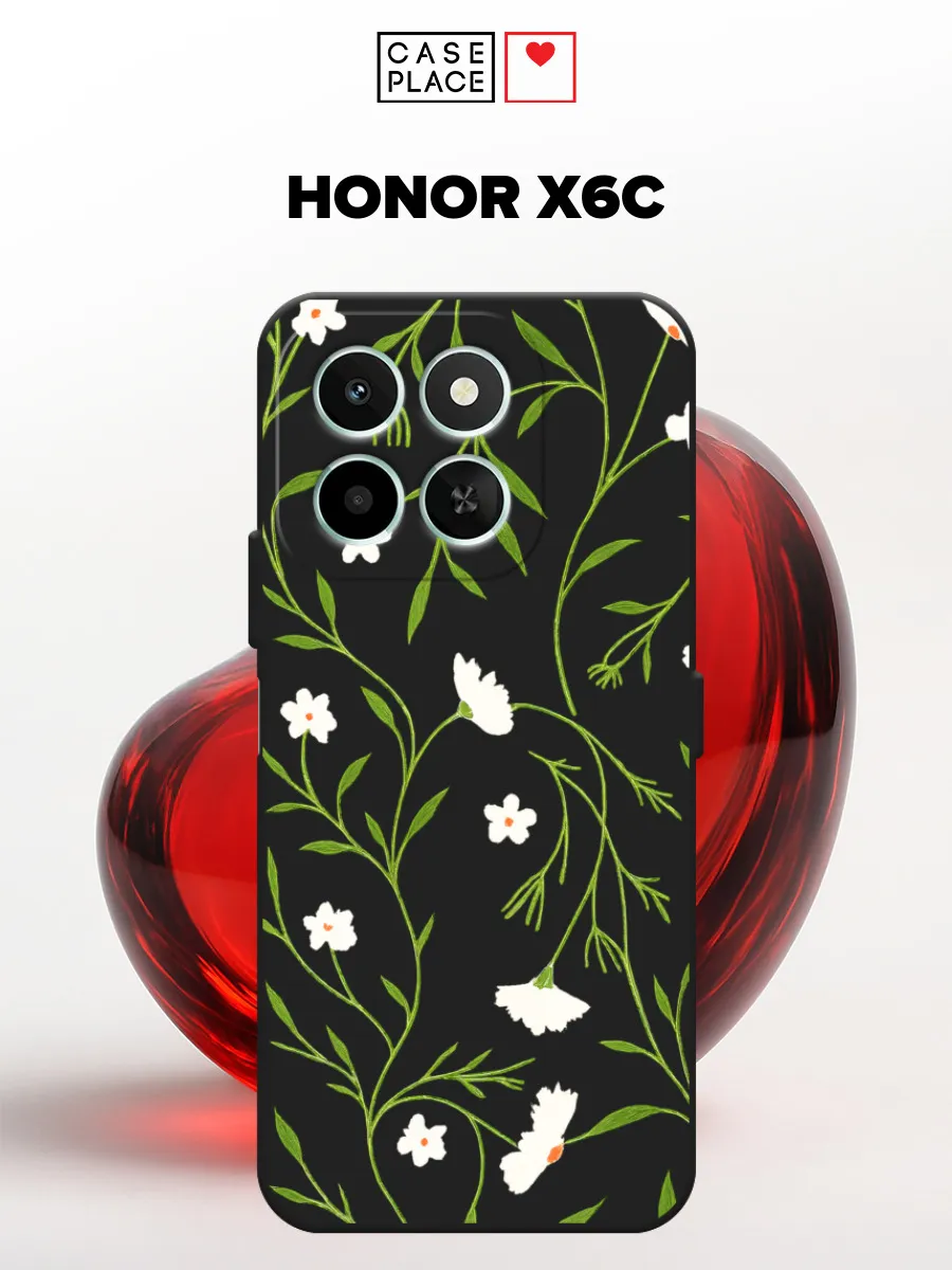 HONOR / Матовый чехол на X6c с принтом