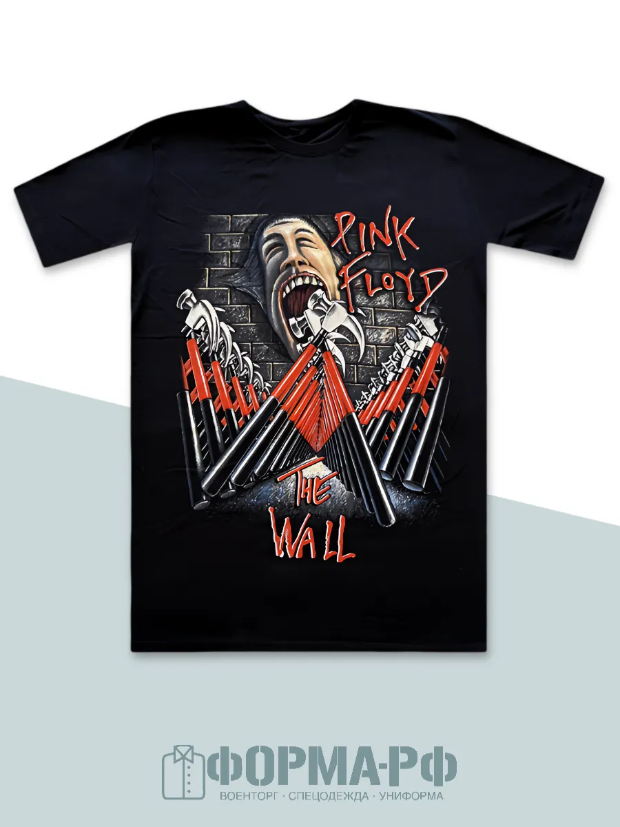 ФОРМА.РФ / Футболка с принтом группа Pink Floyd (The Wall)