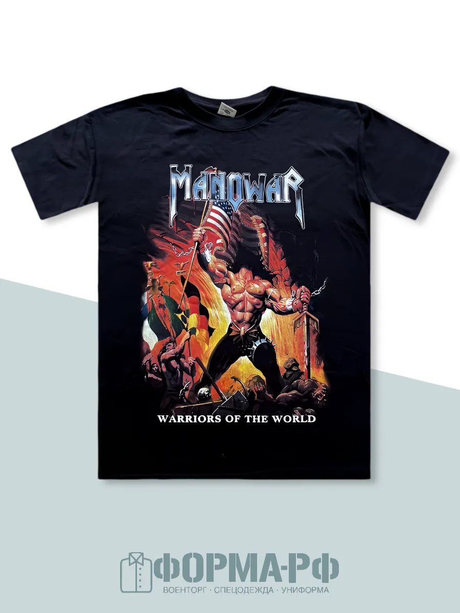 ФОРМА.РФ / Футболка с принтом группа Manowar
