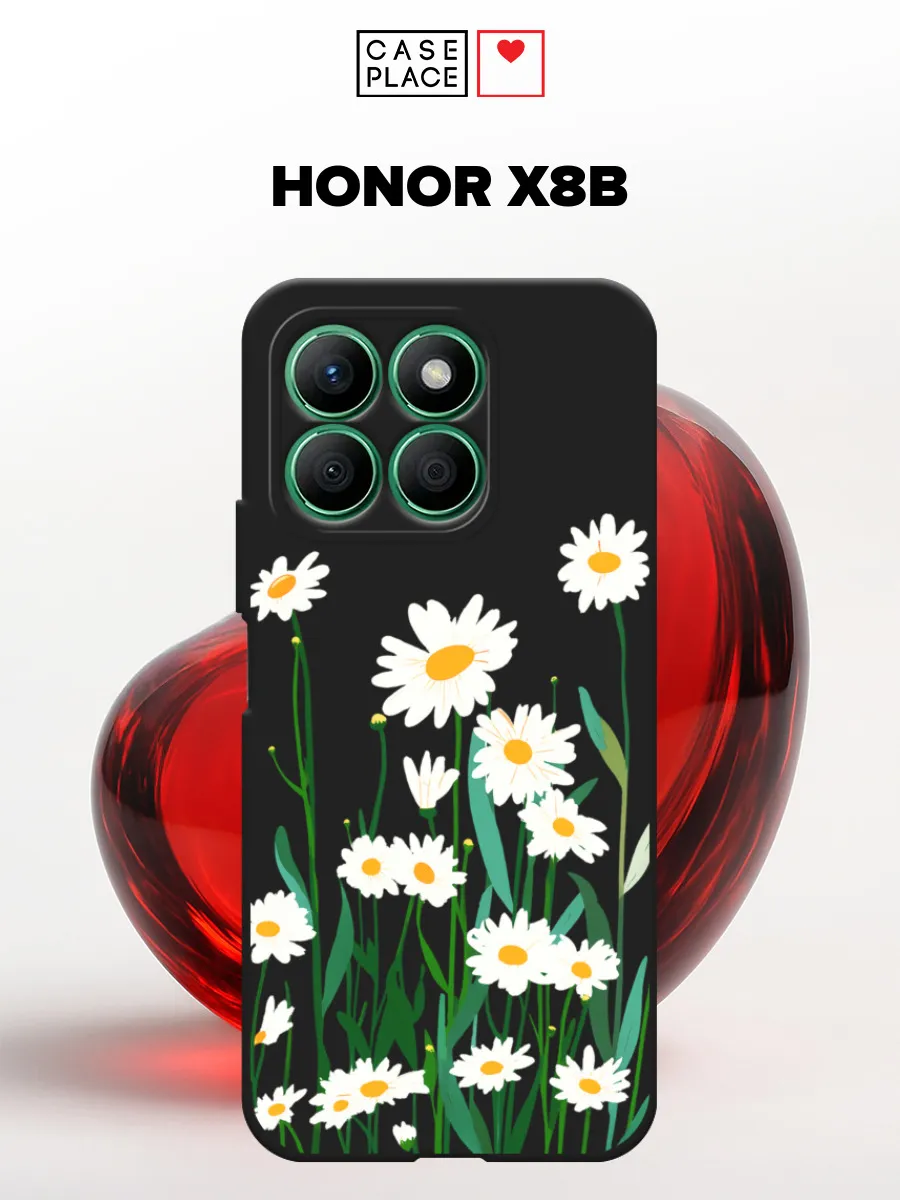 HONOR / Матовый чехол на X8b с принтом