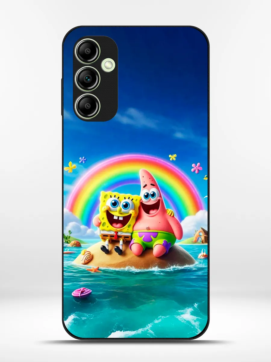 KRISTYSHOP / Чехол на Samsung A14 губка боб
