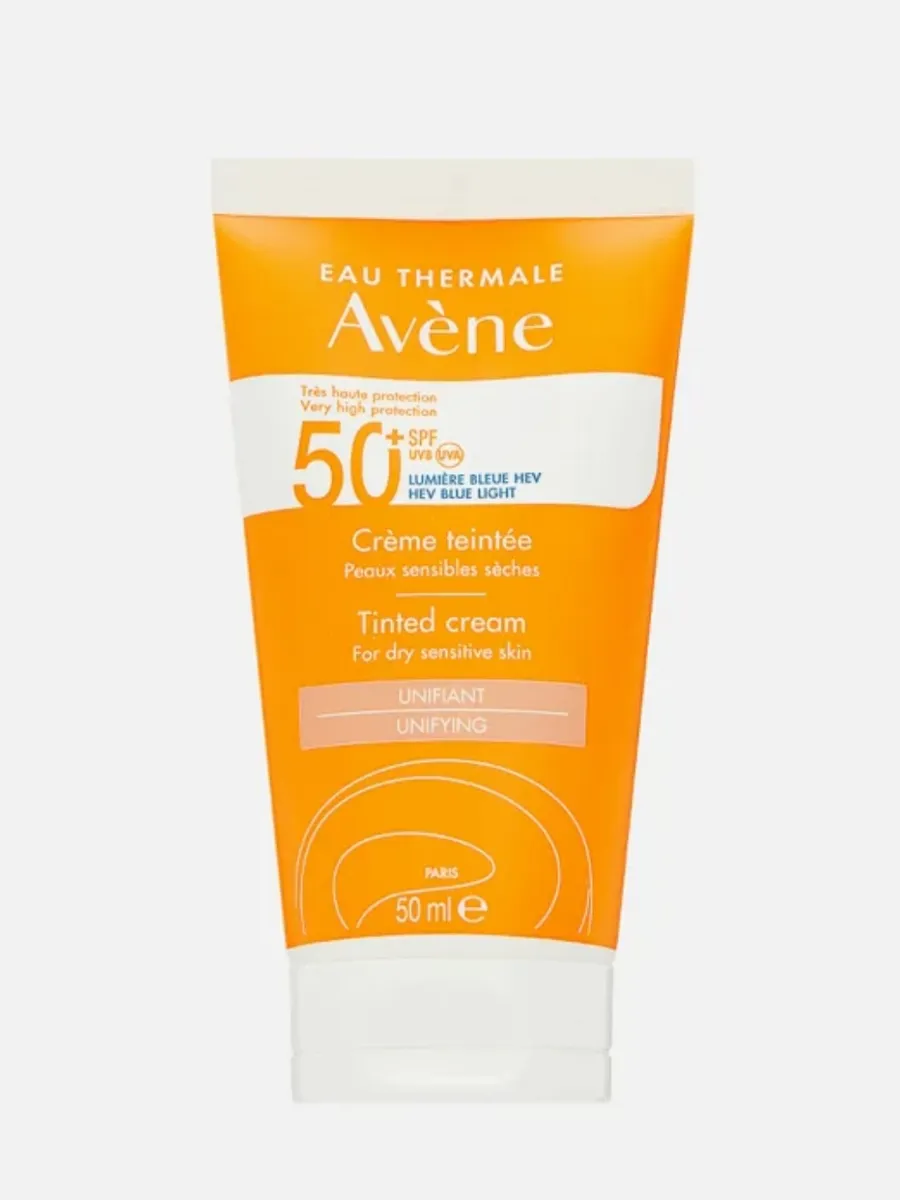 EAU THERMALE AVENE / Крем солнцезащитный тонирующий spf50+ sun