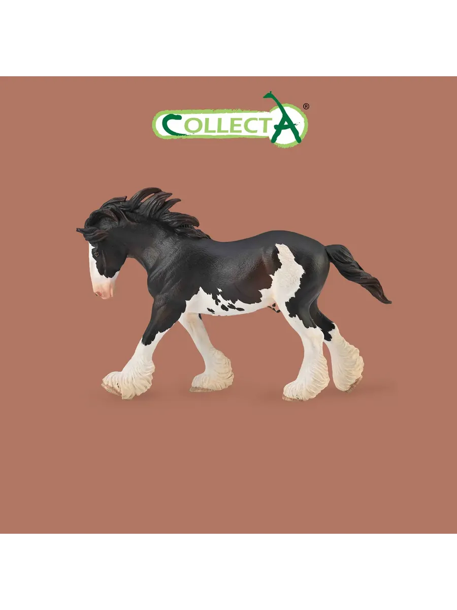 Gulliver Collecta / Фигурка Gulliver Лошадь Клайдесдейлский жеребец XL
