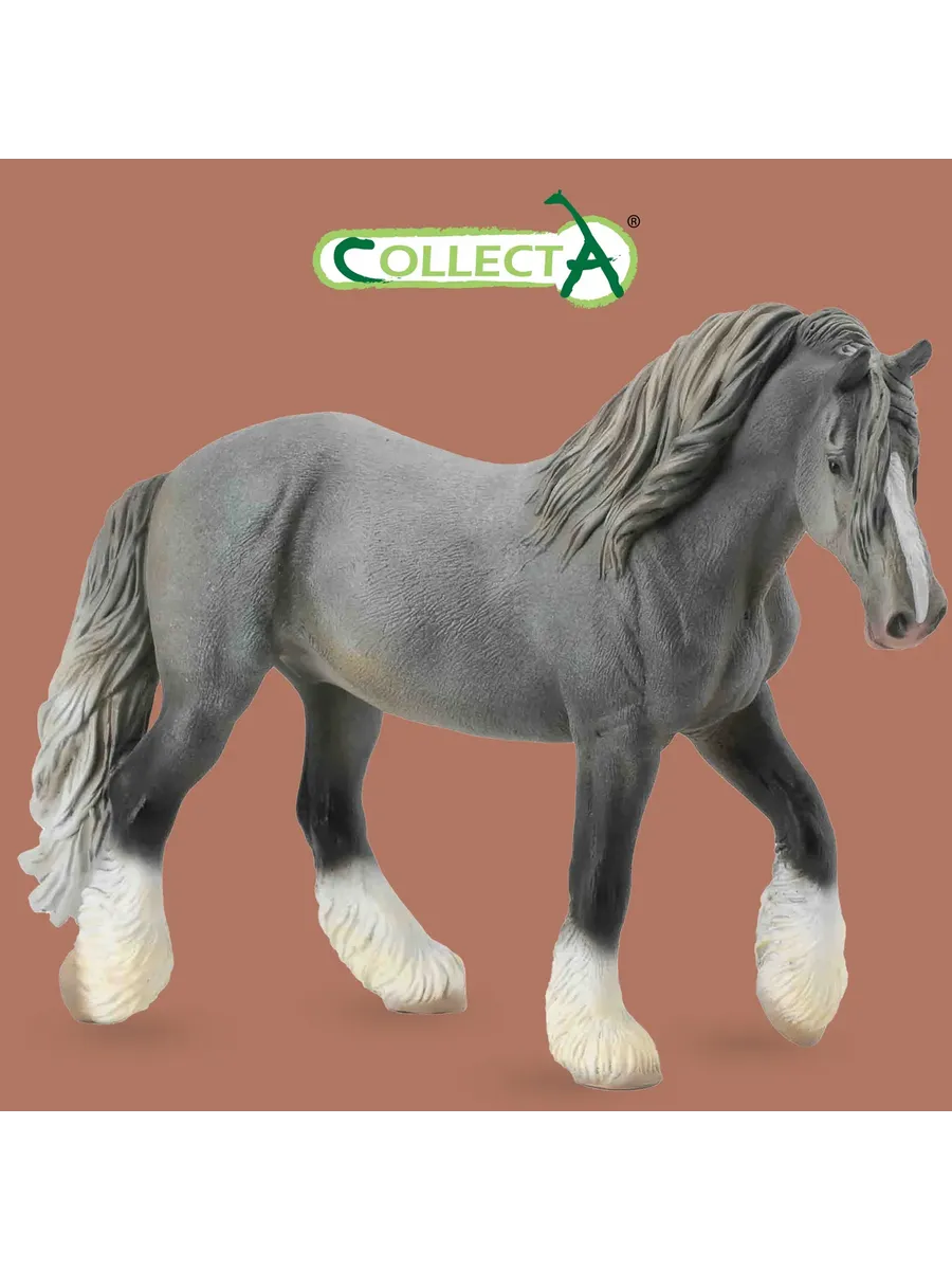 Gulliver Collecta / Фигурка Gulliver Кобыла Тяжеловоз Шайр серая