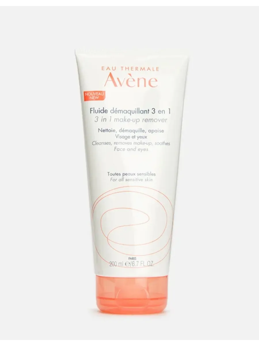 EAU THERMALE AVENE / Флюид для снятия макияжа 3в1 fluide demaquillant