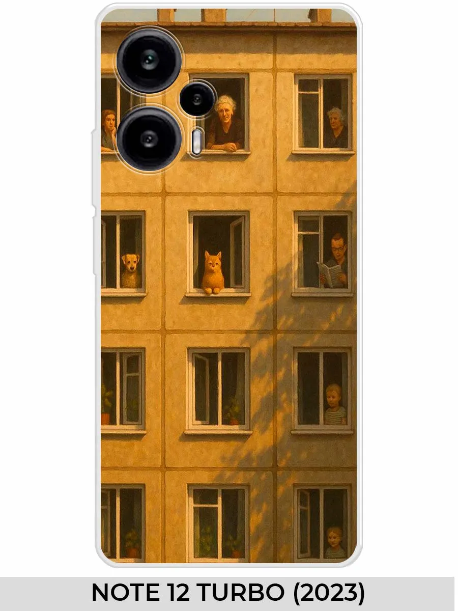 Xiaomi / Чехол на POCO F5 (5G) NOTE 12 Turbo (2023) панелька