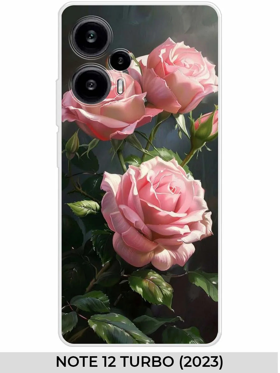 Xiaomi / Чехол на POCO F5 (5G) NOTE 12 Turbo (2023) розами