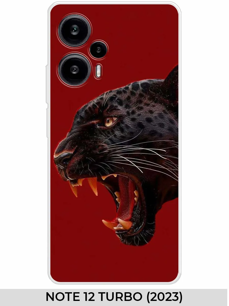 Xiaomi / Чехол на POCO F5 (5G) NOTE 12 Turbo (2023) пантерой