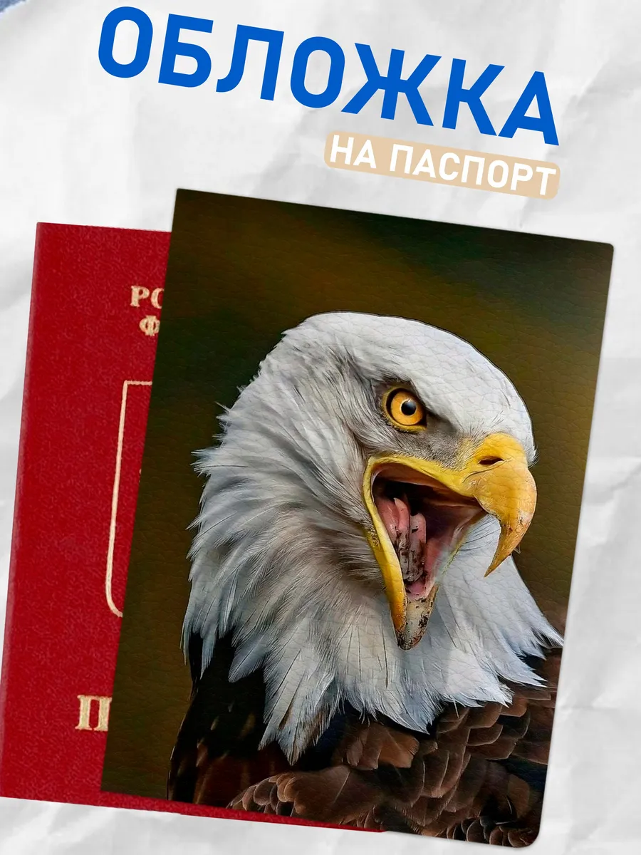 NOOTO / обложка на паспорт с орлом
