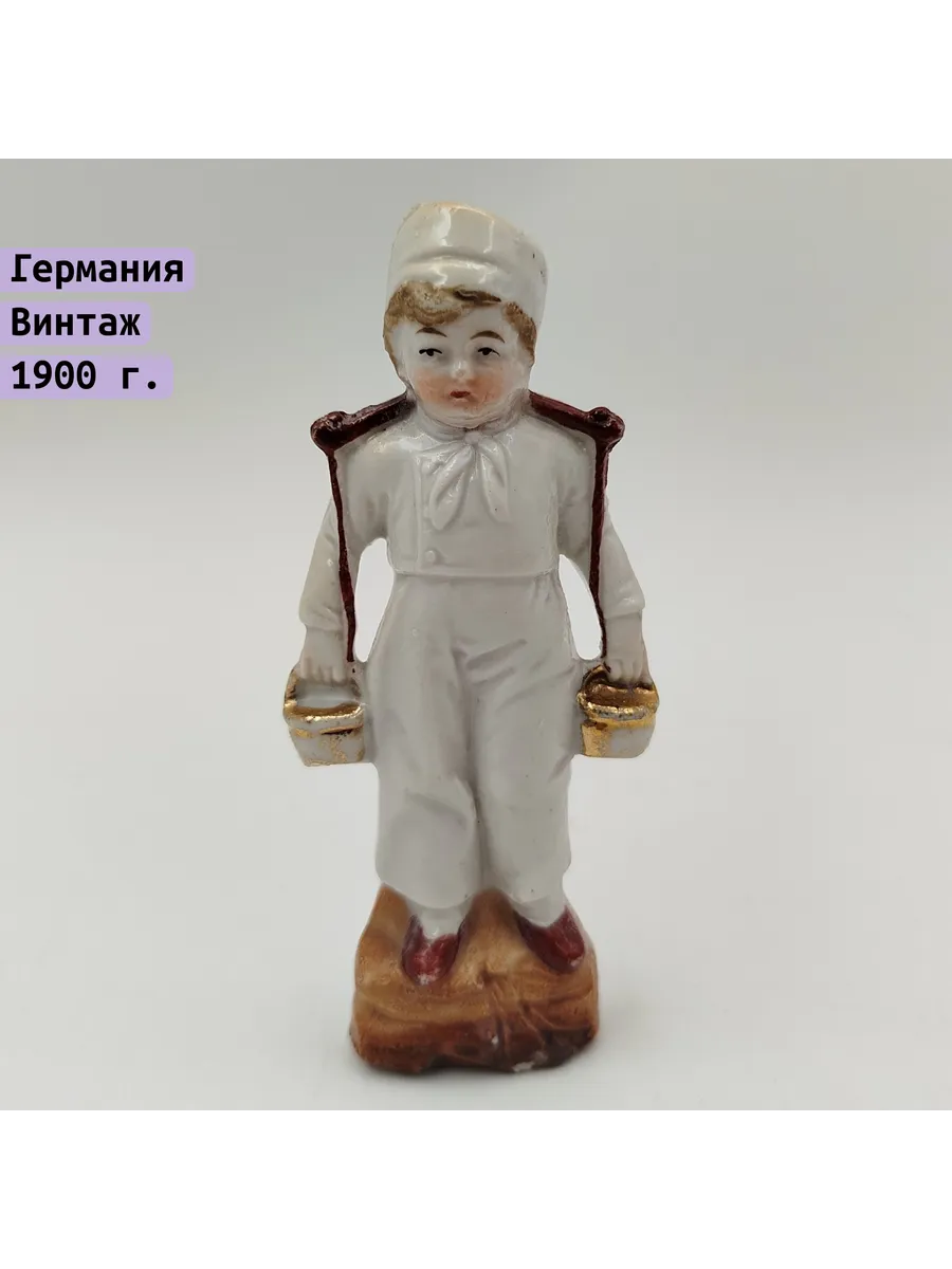 Raritetus / Статуэтка "Водонос", фарфор, роспись, Германия, 1880-1920