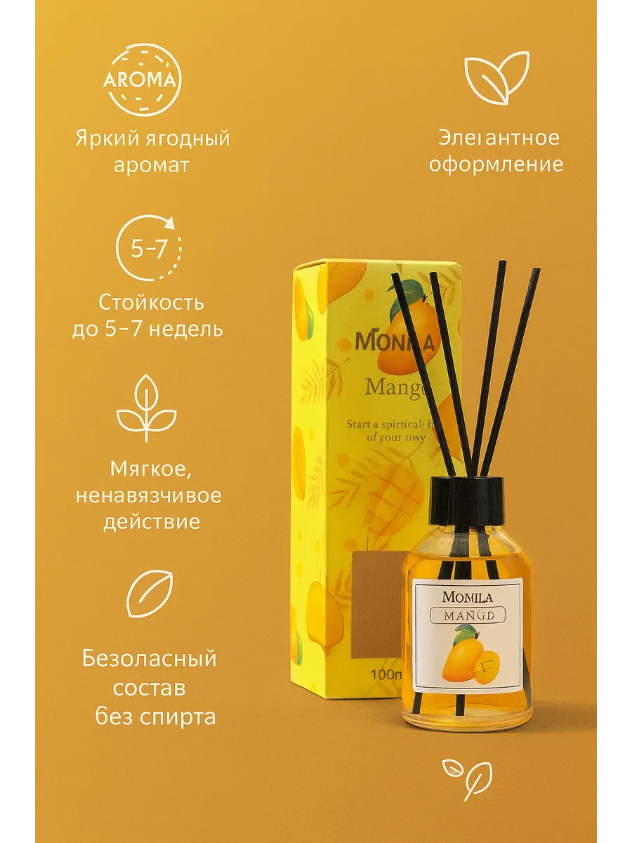 Bless 1 / Ароматизатор для дома Monilla, манго