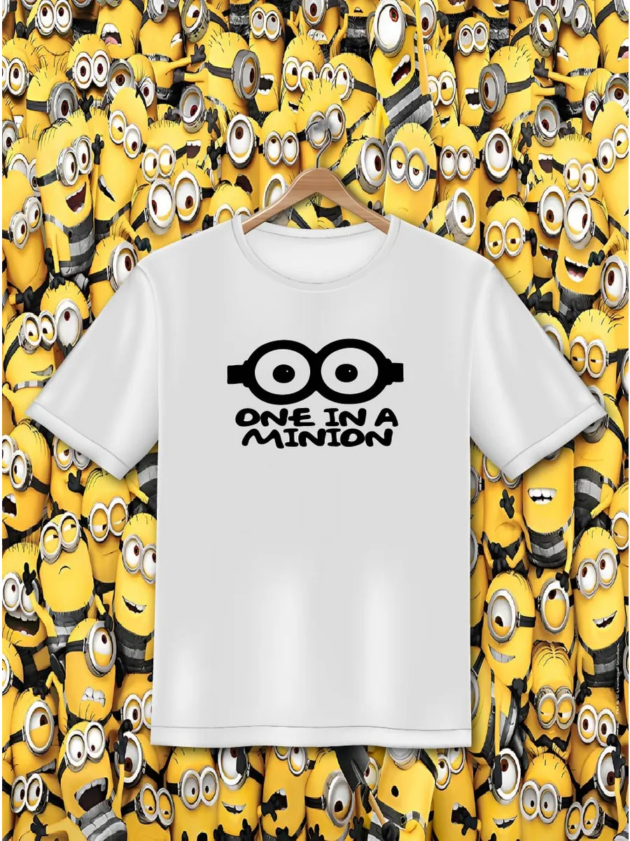 print T-shirt / футболки c minions