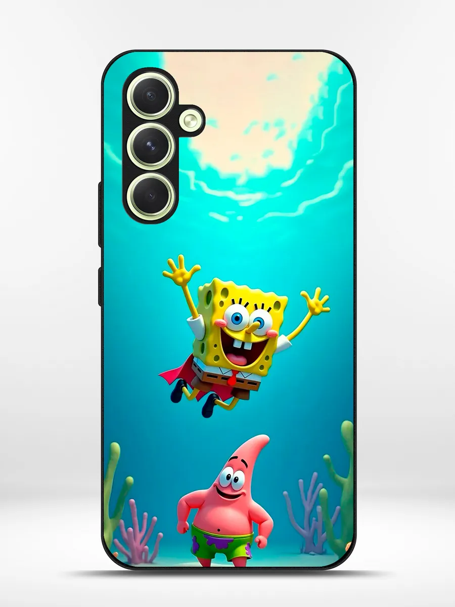KRISTYSHOP / Чехол на Samsung A54 губка боб