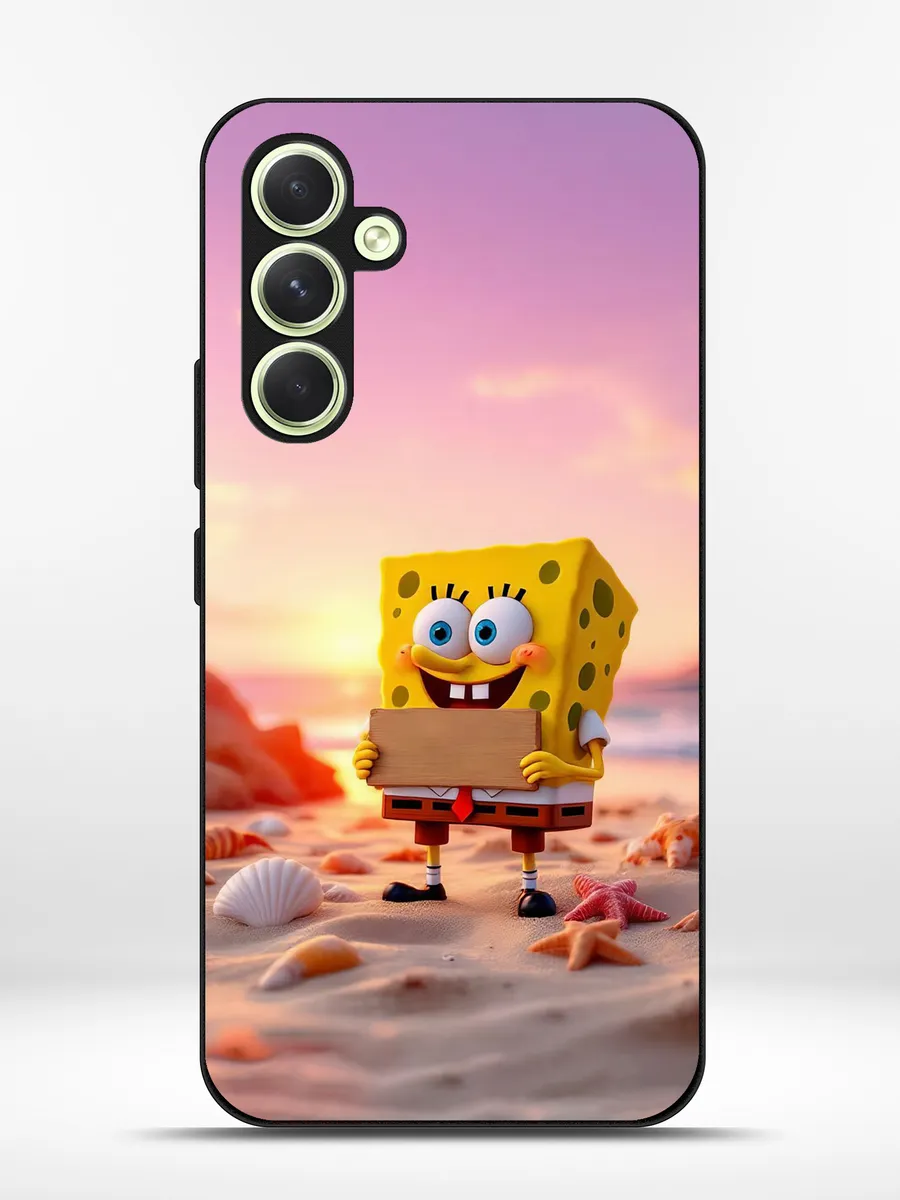 KRISTYSHOP / Чехол на Samsung A54 губка боб