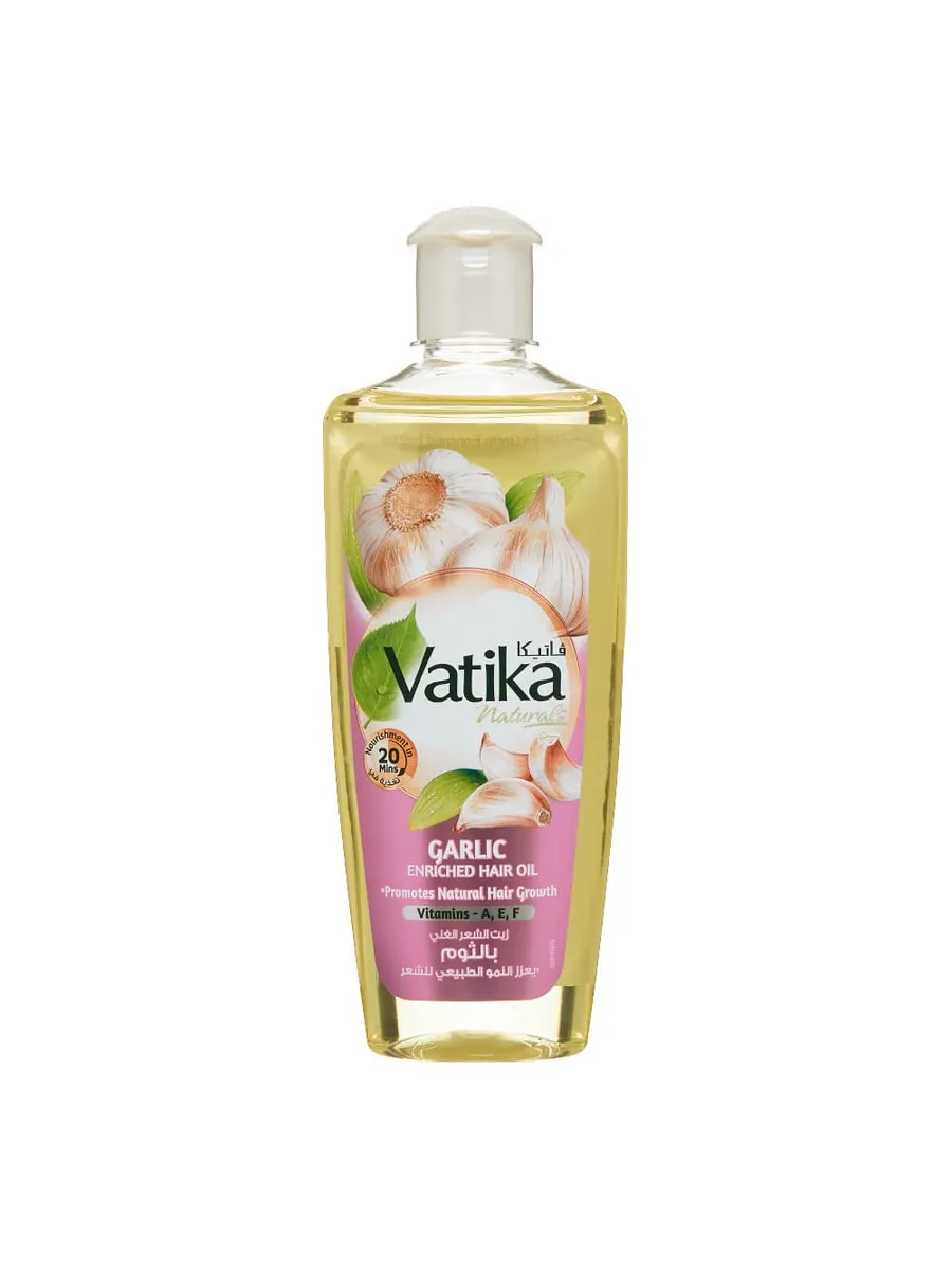 Dabur VATIKA / Масло для волоc обогащённое чесноком 200мл