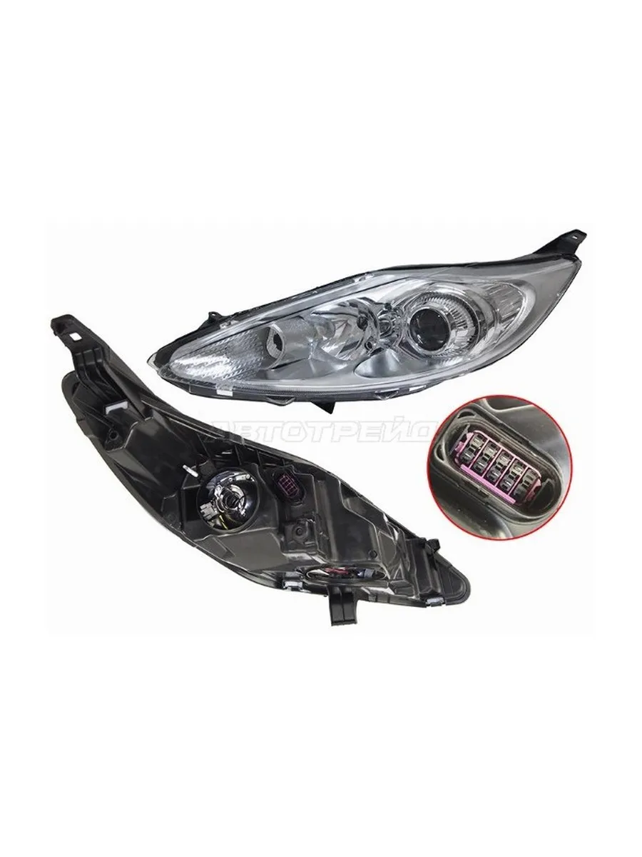 SAT / Фара левая Форд Фиеста 7 поколение Mk6 2008–2013