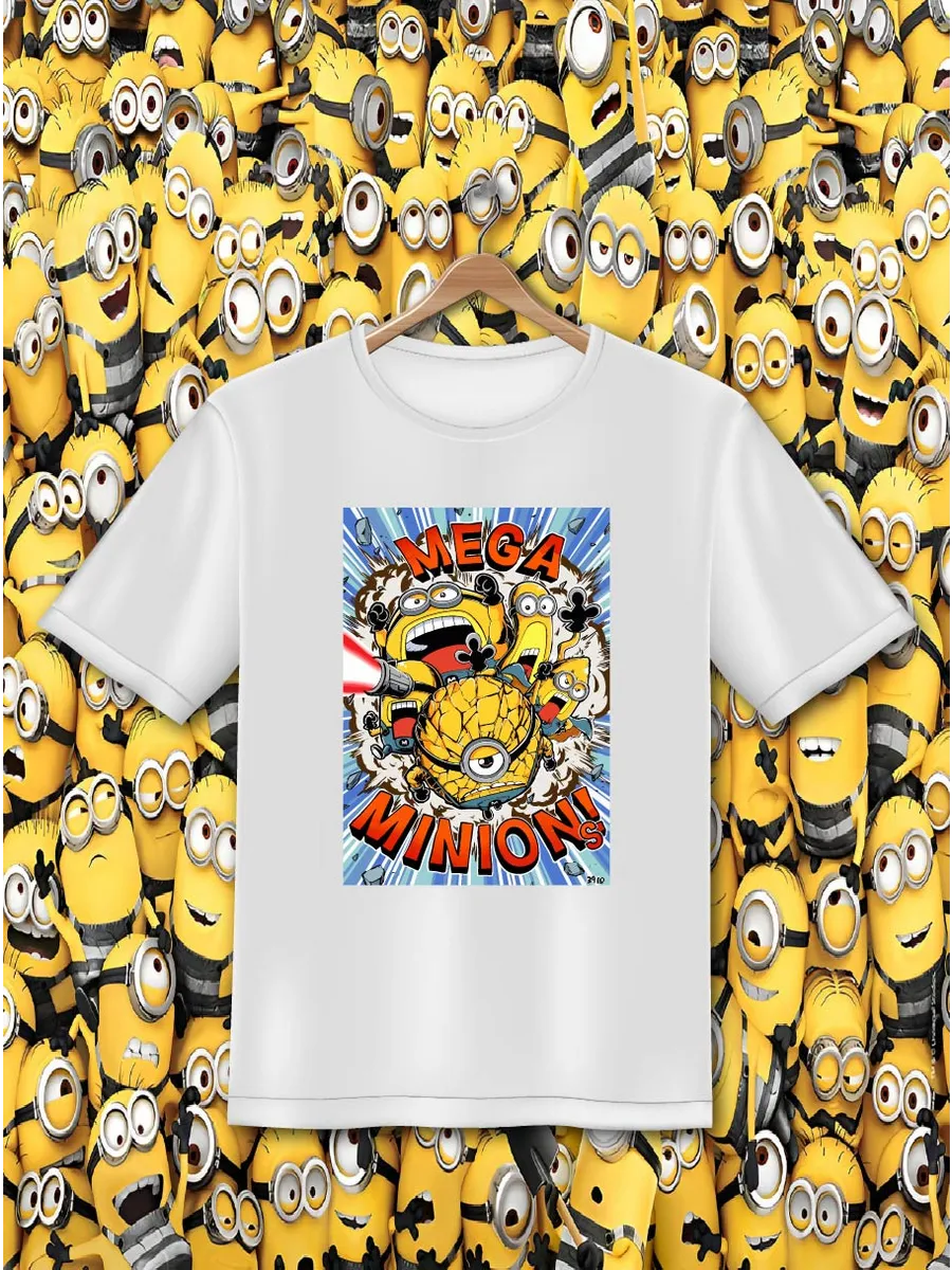 print T-shirt / футболки c minions