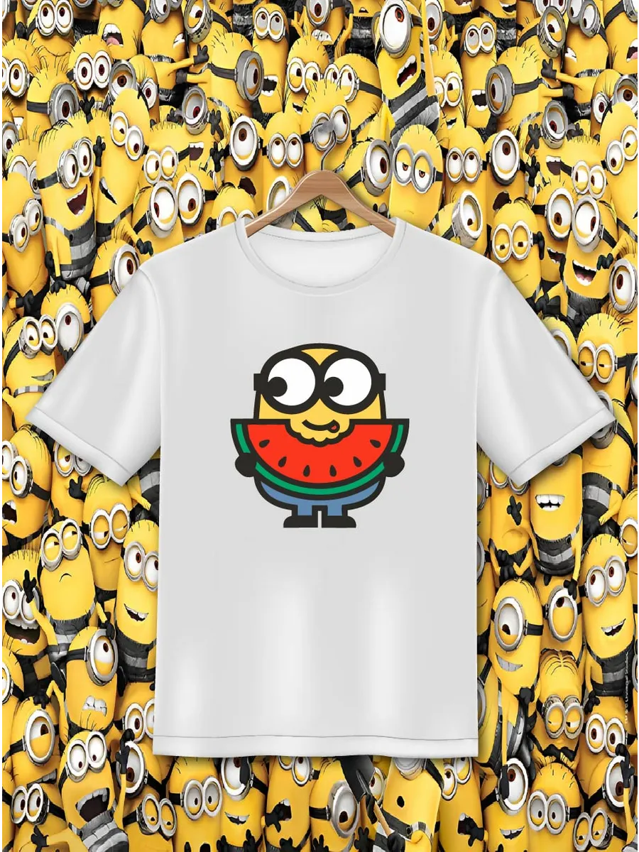 print T-shirt / футболки c minions
