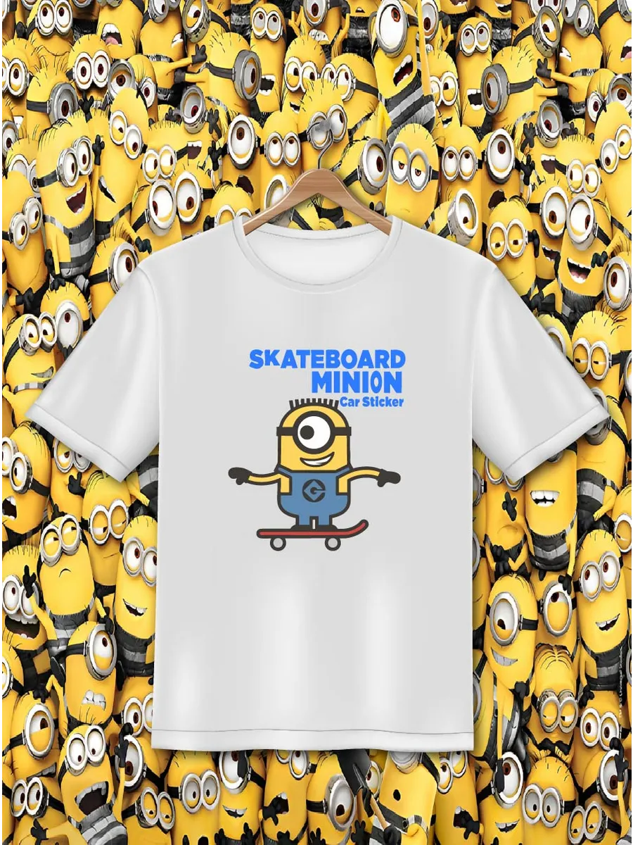 print T-shirt / футболки c minions