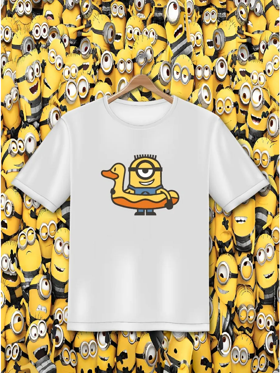 print T-shirt / футболки c minions