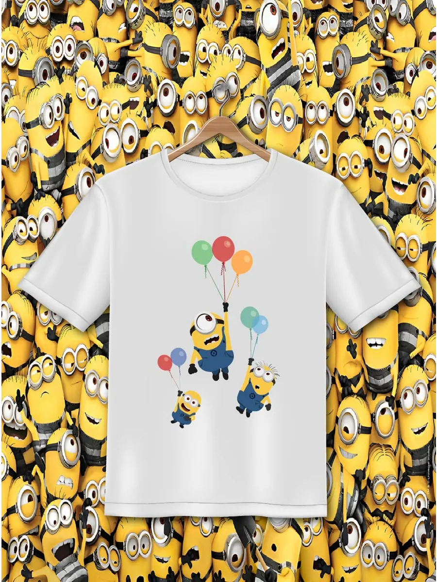 print T-shirt / футболки c minions