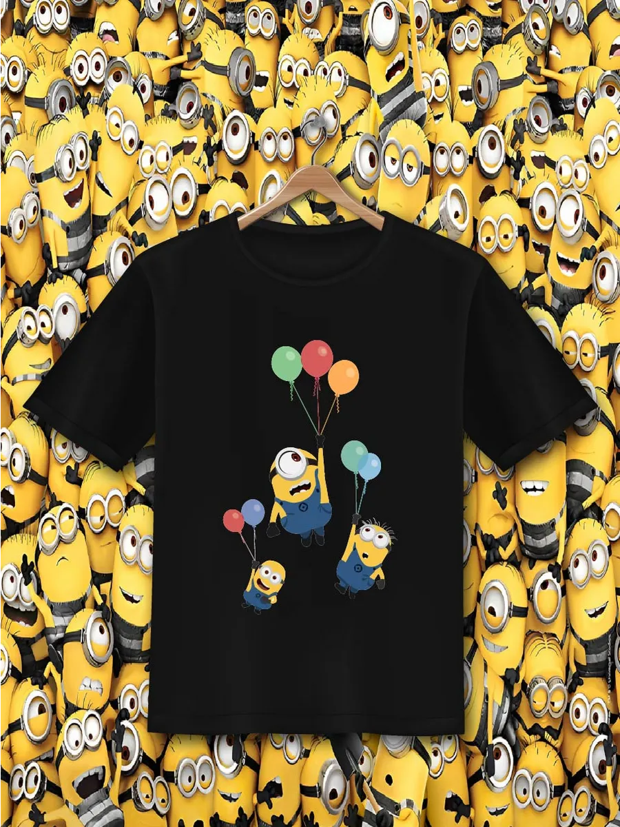 print T-shirt / футболки c minions