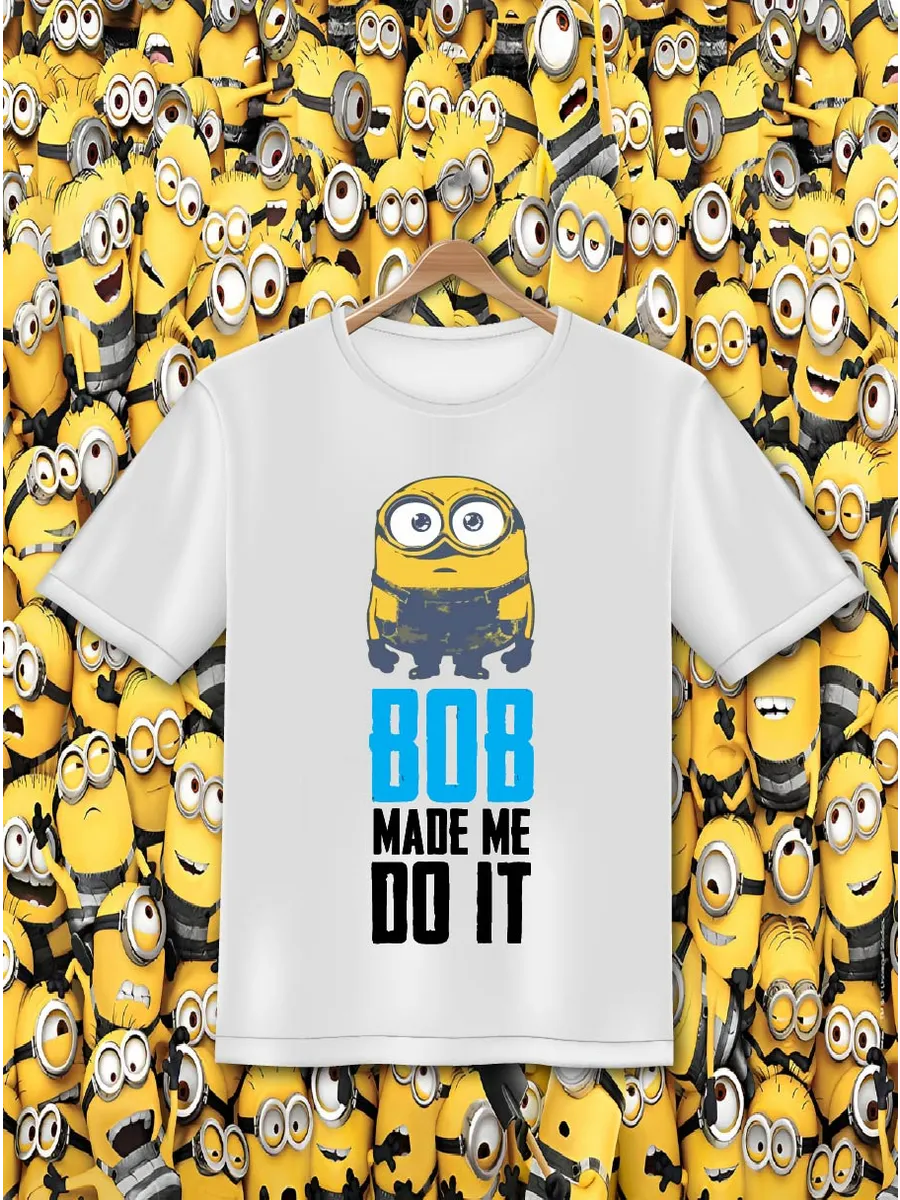 print T-shirt / футболки c minions