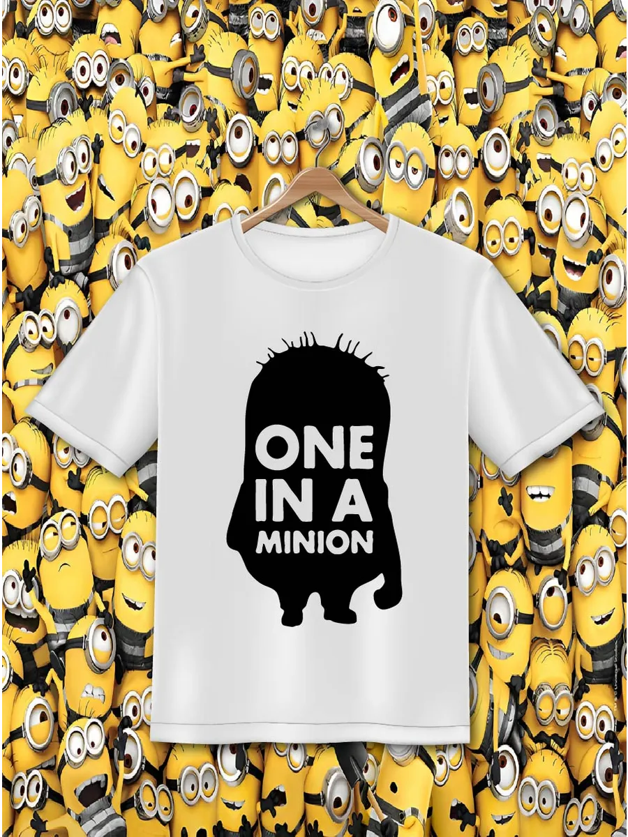 print T-shirt / футболки c minions