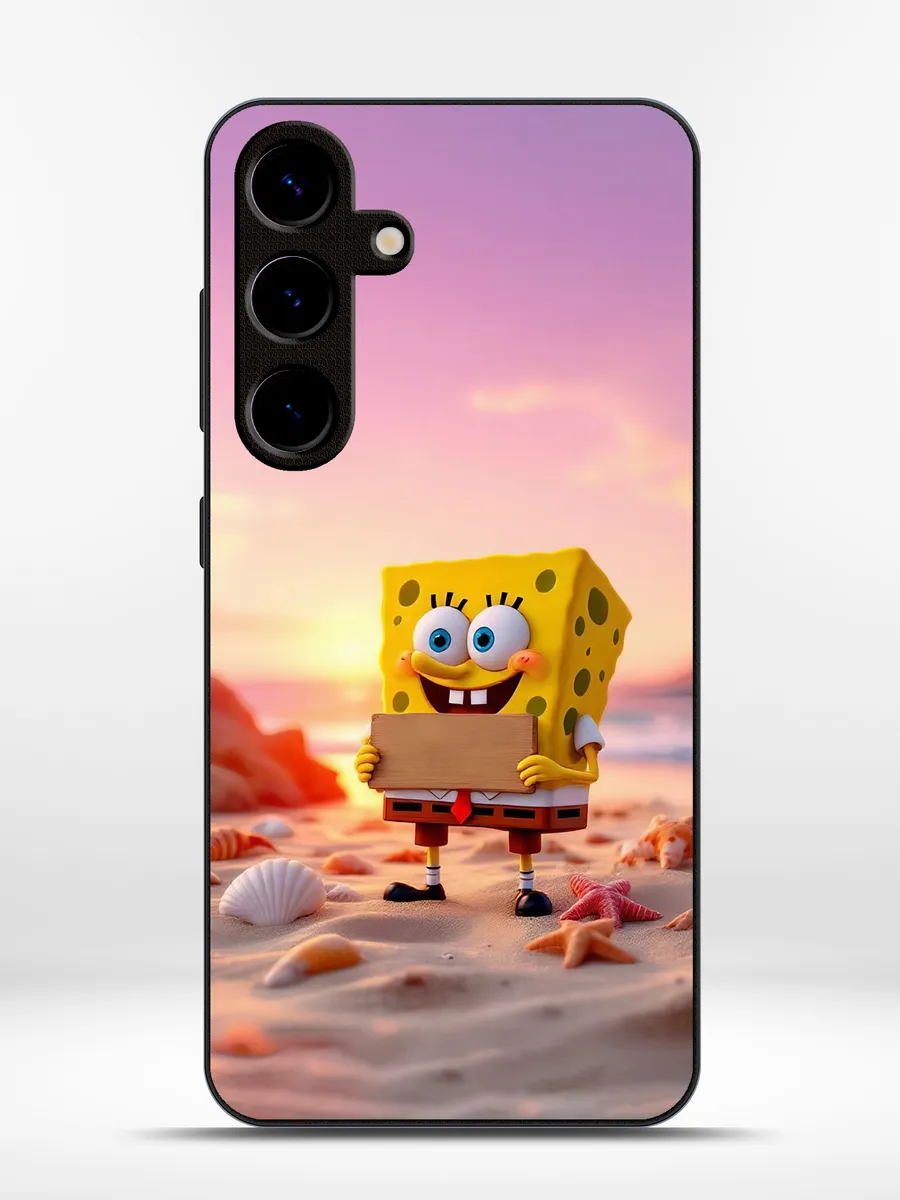 KRISTYSHOP / Чехол на Samsung A25 губка боб