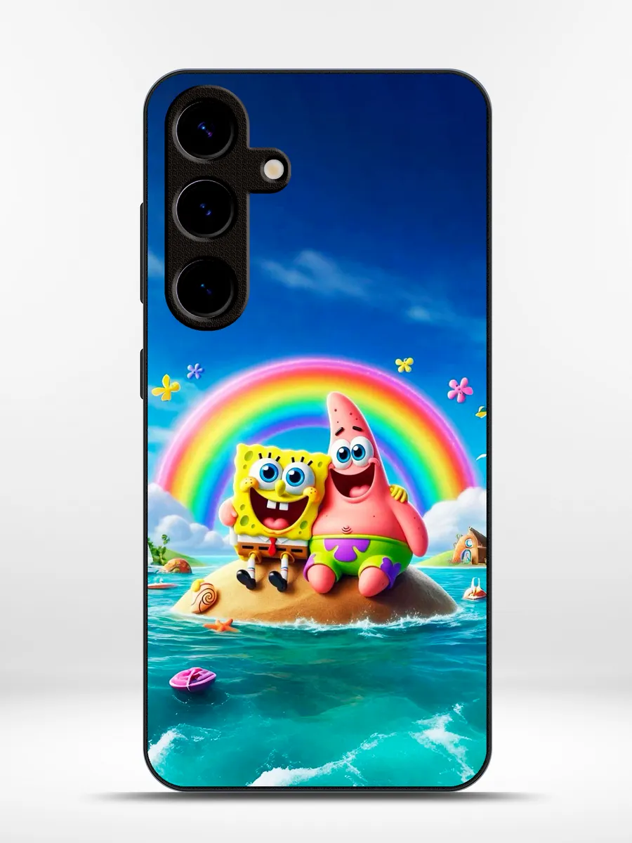 KRISTYSHOP / Чехол на Samsung A25 губка боб