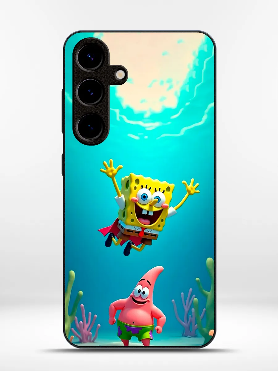 KRISTYSHOP / Чехол на Samsung A25 губка боб