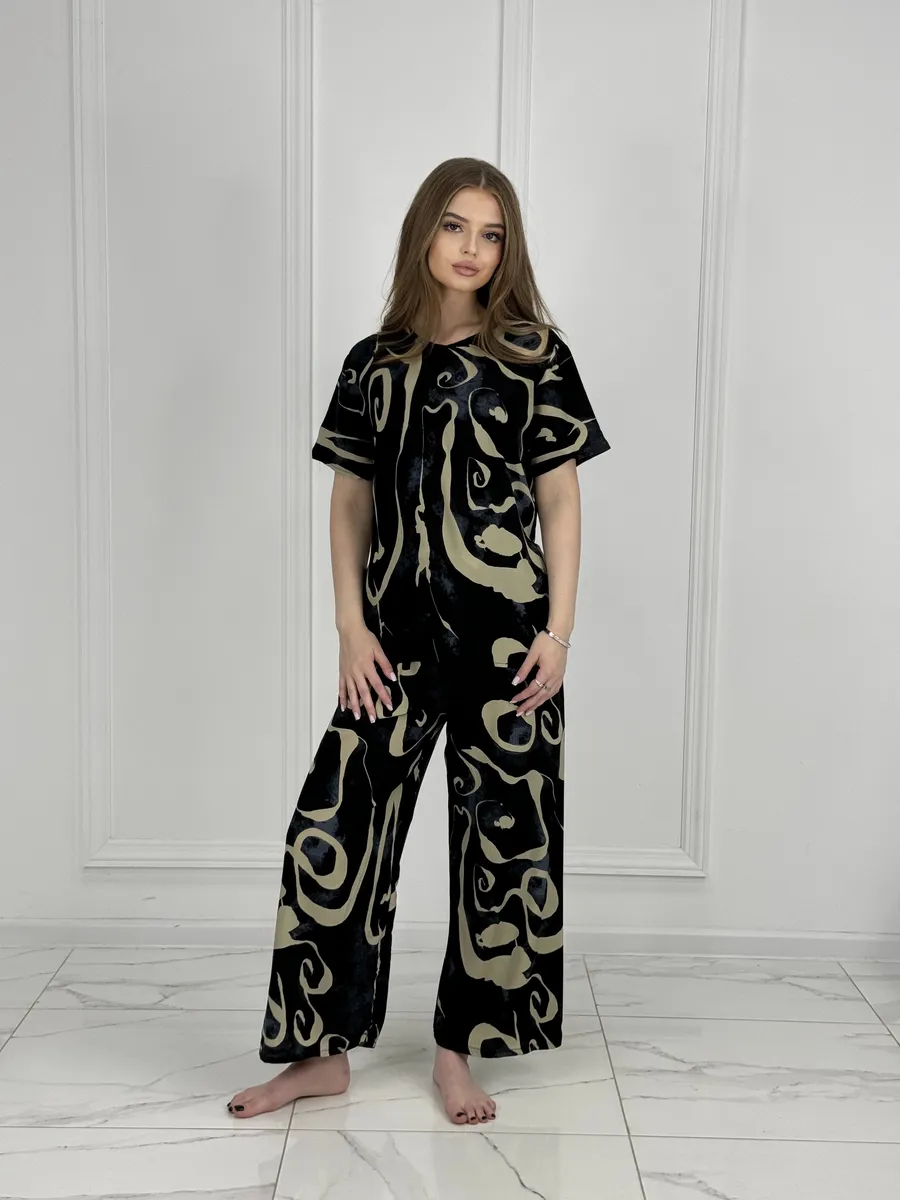 ABDstyle / Костюм домашний женский с брюками большие размеры