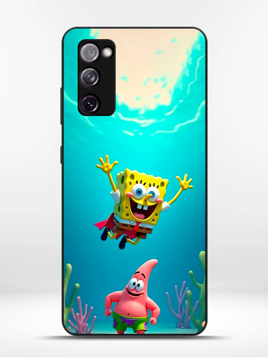 KRISTYSHOP / Чехол на Samsung S20 FE губка боб