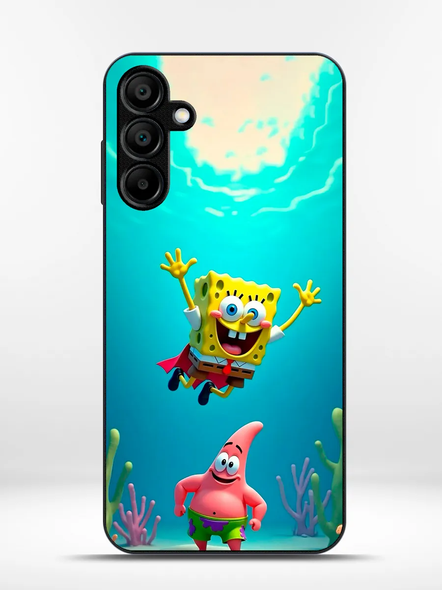 KRISTYSHOP / Чехол на Samsung S23 FE губка боб