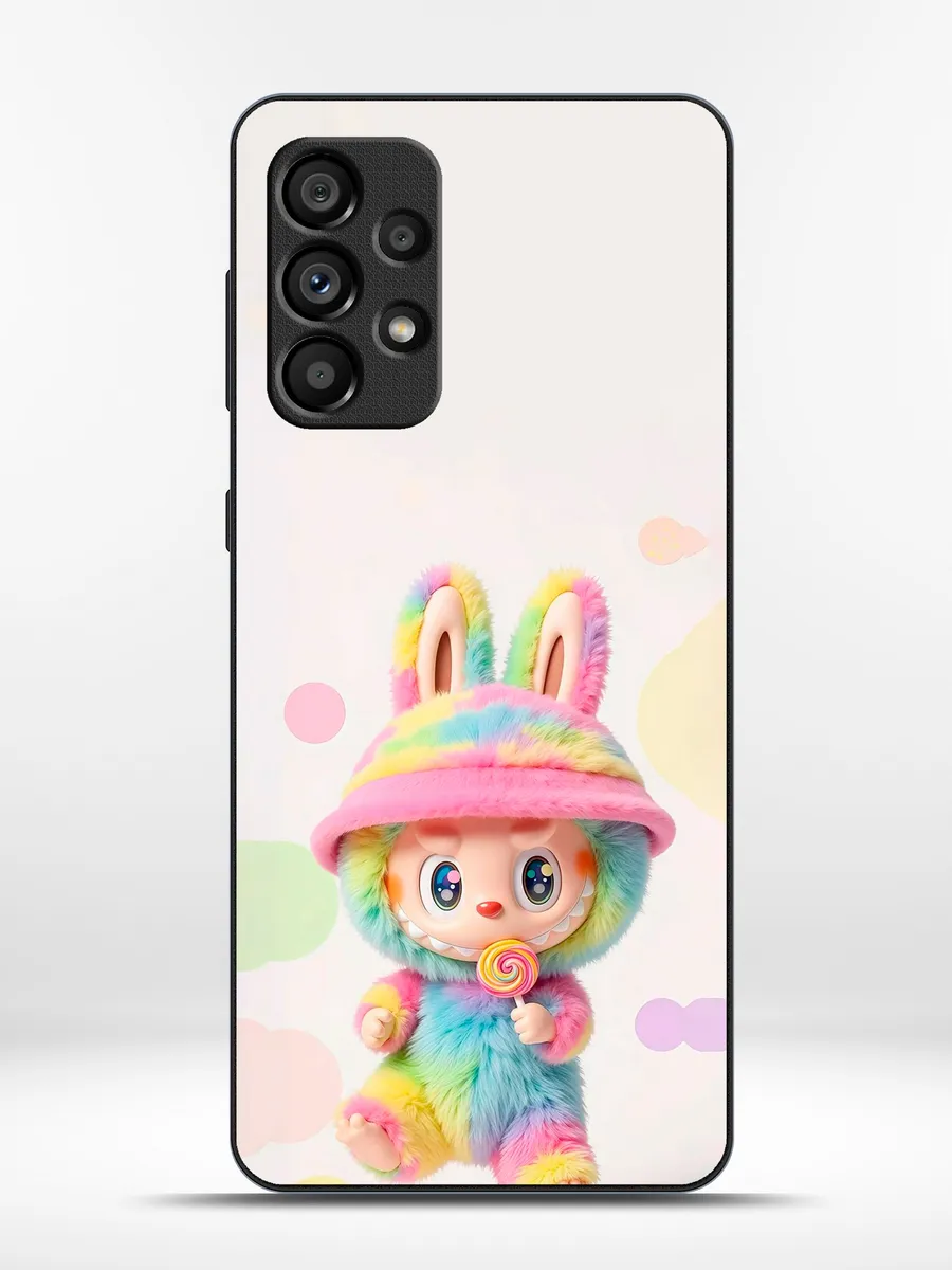 KRISTYSHOP / Чехол на Samsung A73 лабубу