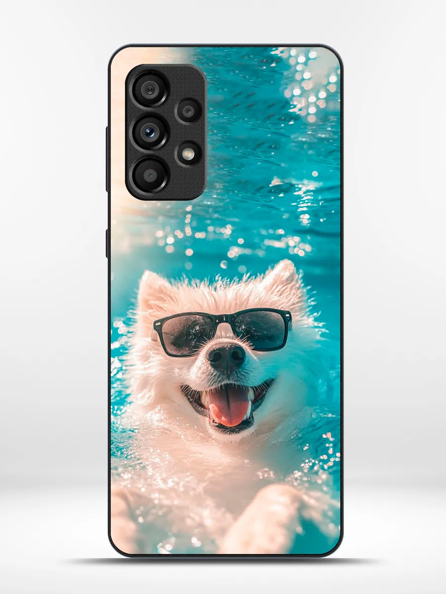 KRISTYSHOP / Чехол на Samsung A73 собачка