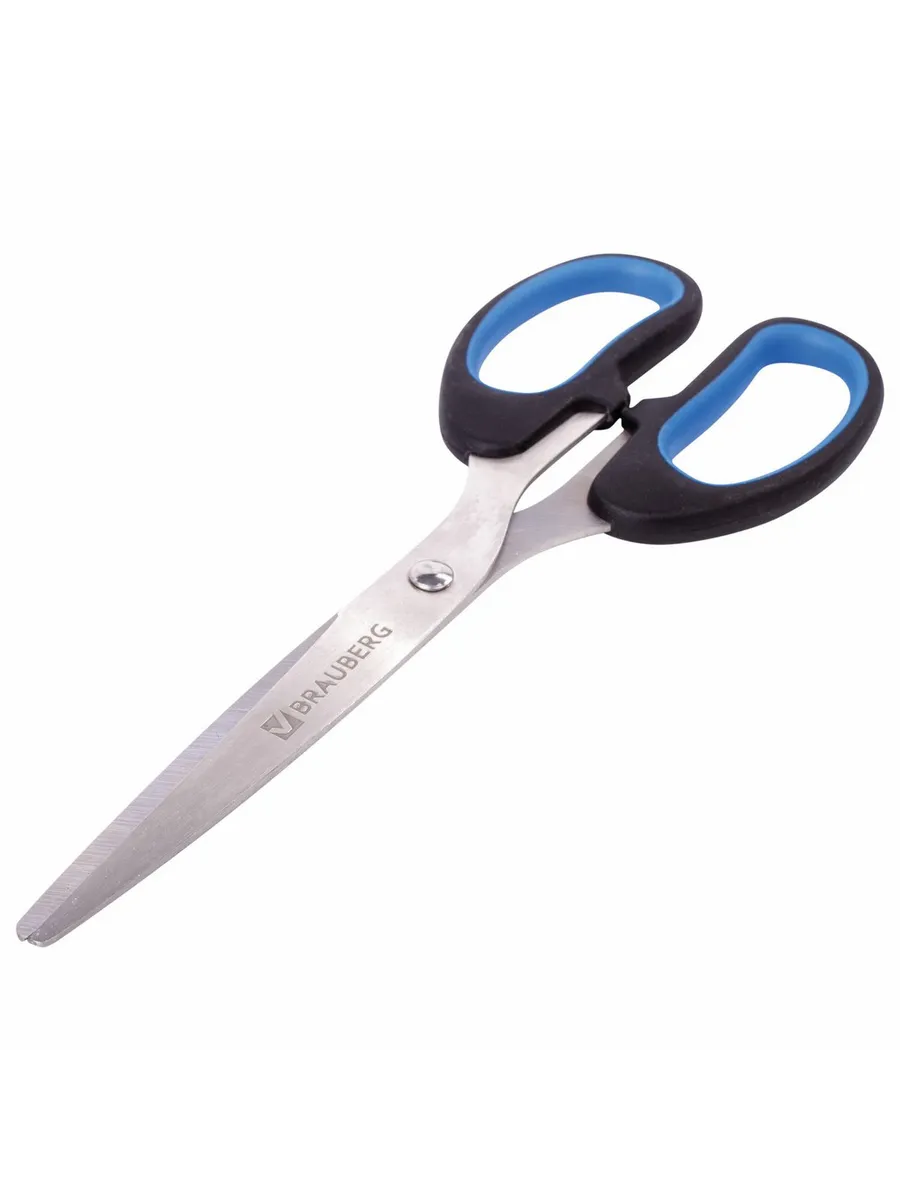 Brauberg / Ножницы канцелярские 185 мм, 12 шт