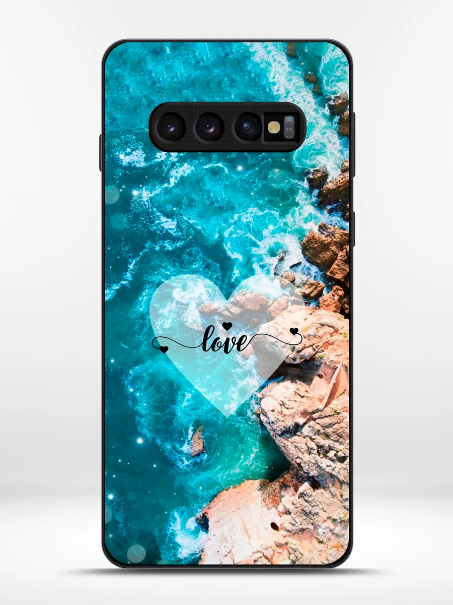 KRISTYSHOP / Чехол на Samsung S10 принт с надписью