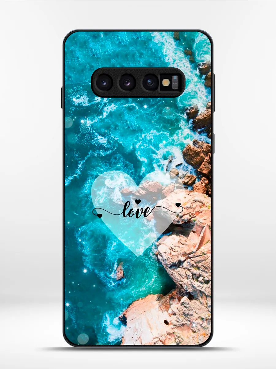 KRISTYSHOP / Чехол на Samsung S10 Plus принт с надписью