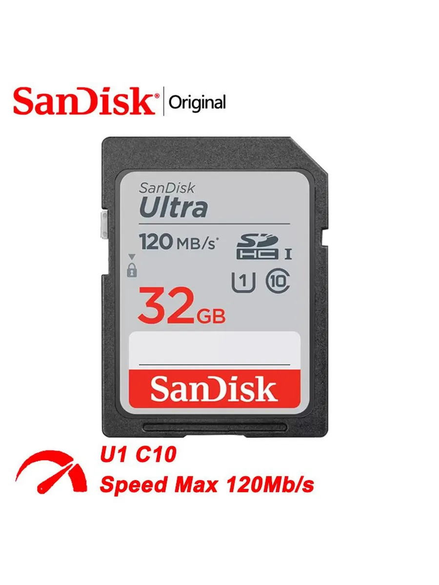 SanDisk Карта памяти Ultra 32 ГБ (SDSDUNC-032G)