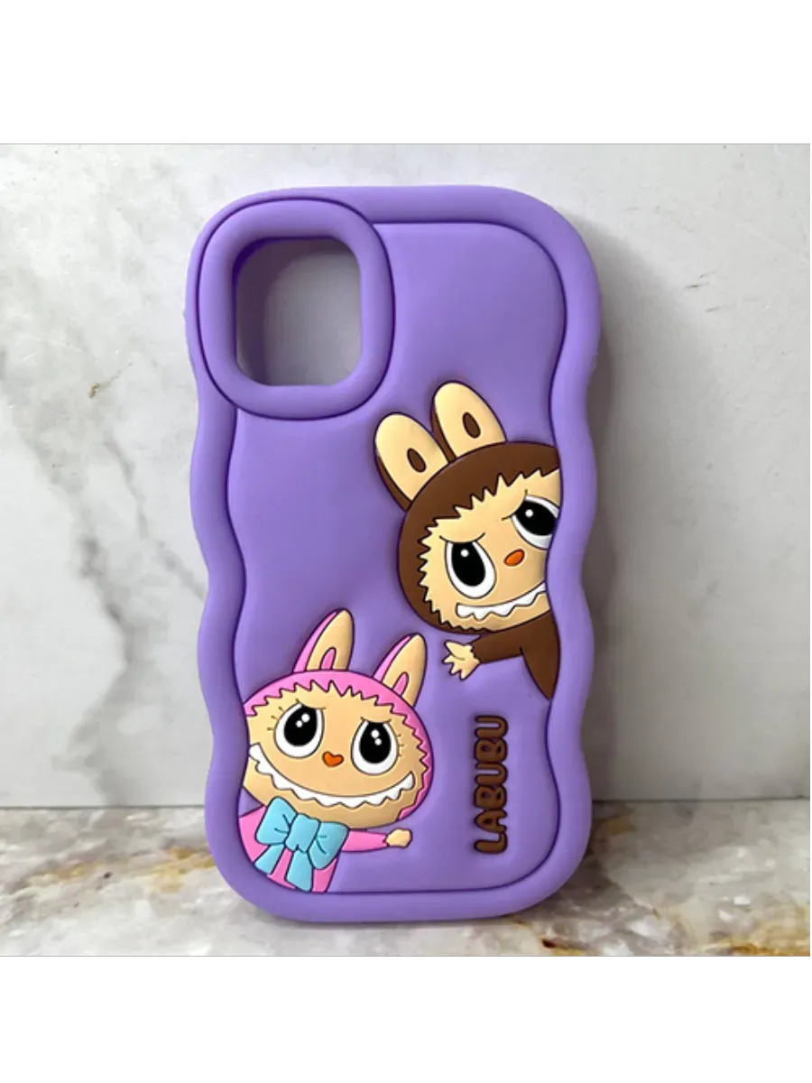 Eurocell / Чехол для iPhone 12 Pro Max Labubu (волнистый)
