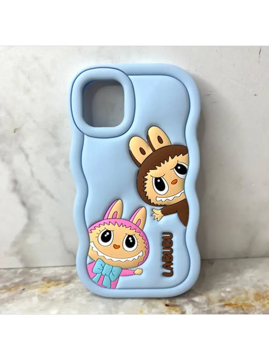 Eurocell / Чехол для iPhone 12 Pro Max Labubu (волнистый)