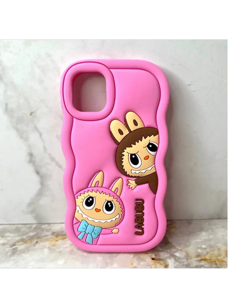 Eurocell / Чехол для iPhone 12 Pro Max Labubu (волнистый)