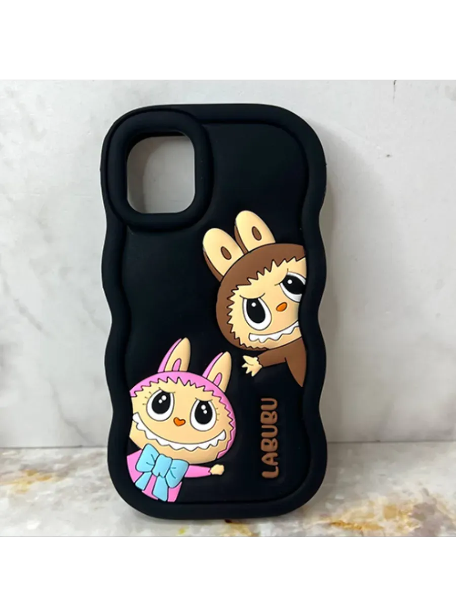 Eurocell / Чехол для iPhone 12 Pro Max Labubu (волнистый)