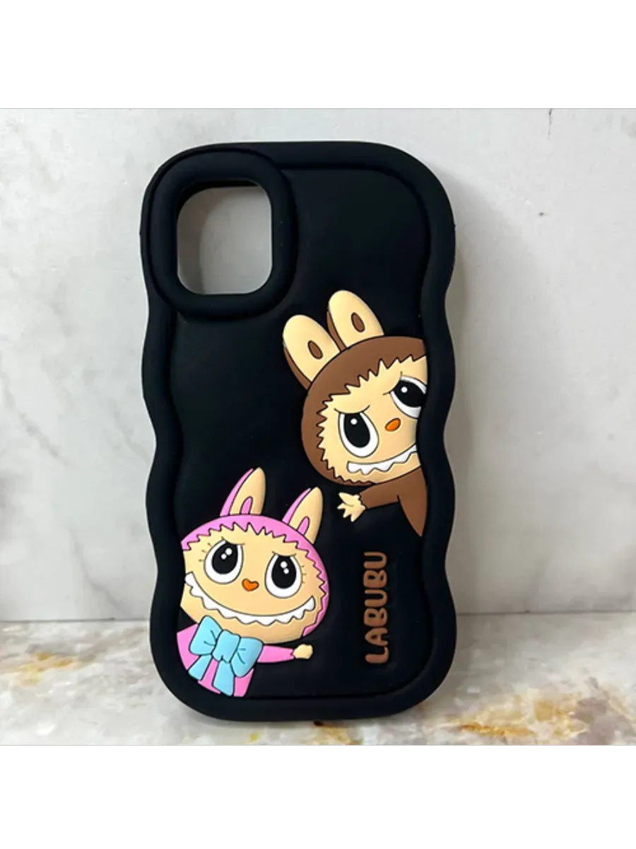 Eurocell / Чехол для iPhone 13 Pro Labubu (волнистый)