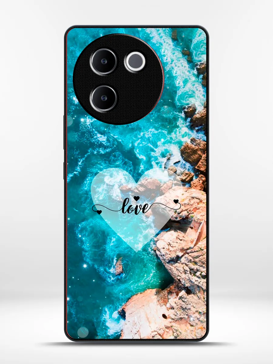 KRISTYSHOP / Чехол на Vivo V30e принт с надписью