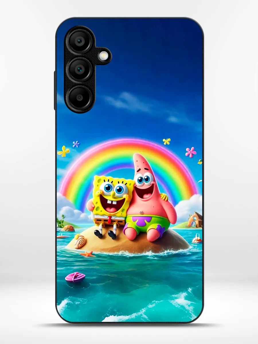 KRISTYSHOP / Чехол на Samsung S24 FE губка боб